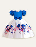 Floral Bow Party Dress