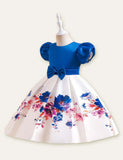 Floral Bow Party Dress - Mini Taylor