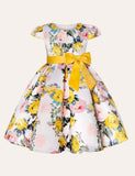 Floral Bow Party Dress - Mini Taylor