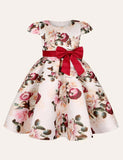 Floral Bow Party Dress - Mini Taylor