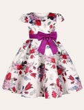 Floral Bow Party Dress - Mini Taylor