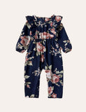 Floral Family Matching Overalls - Mini Taylor