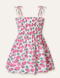 Floral Fruit Full Printed Dress - Mini Taylor