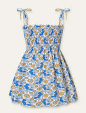 Floral Fruit Full Printed Dress - Mini Taylor