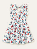 Floral Printed Family Matching Dress - Mini Taylor