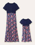 Floral Printed Family Matching Dress - Mini Taylor