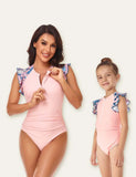 Floral Printed Family Matching Swimsuit - Mini Taylor