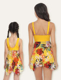 Floral Printed Family Matching Swimsuit - Mini Taylor