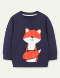 Fox Print Sweatshirt - Mini Taylor