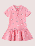 Full Printed Unicorn Polo Dress - Mini Taylor