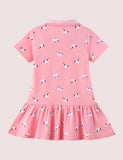 Full Printed Unicorn Polo Dress - Mini Taylor