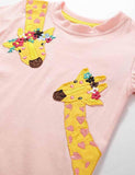 Giraffe Appliqué T-shirt - Mini Taylor