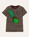 Glowing Dinosaur Short-Sleeved T-shirt - Mini Taylor