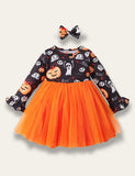 Halloween Long Sleeve Dress - Mini Berni