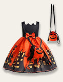 Halloween Print Dress - Mini Berni