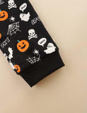 Halloween Pumpkin Ghost Printed Sweatpants - Mini Berni