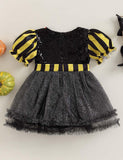 Halloween Sequin Mesh Dress - Mini Berni