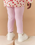Heart Embroidered Leggings - Mini Taylor
