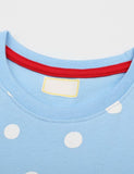 Ladybug Appliqué Polka Dot Dress - Mini Taylor