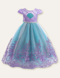 Mermaid Bow Mesh Party Dress