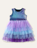 Mermaid Mesh Party Dress - Mini Taylor