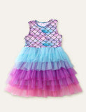 Mermaid Mesh Party Dress - Mini Taylor