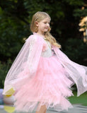 Mesh Sequins Party Cape - Mini Taylor