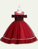 Mesh Sequins Princess Dress