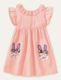 Rabbit Bow Appliqué Dress - Mini Taylor