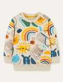 Rainbow Animal Full Printed Sweatshirt - Mini Taylor