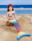 Rainbow Mermaid Tail Swimsuit Set - Mini Taylor