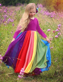 Rainbow Mesh Party Dress - Mini Taylor