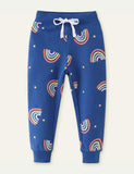 Rainbow Printing Sweatpants - Mini Taylor