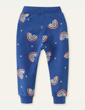 Rainbow Printing Sweatpants - Mini Taylor