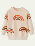 Rainbow Printing Sweatshirt