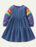 Rainbow Sleeve Dress - Mini Taylor