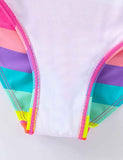 Rainbow Strip Swim Suit - Mini Taylor