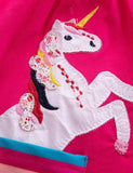 Rainbow Unicorn Appliqué Dress - Mini Taylor