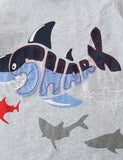 Shark Appliqué T-shirt Suit - Mini Taylor