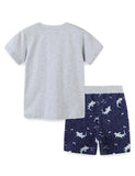 Shark Appliqué T-shirt Suit - Mini Taylor