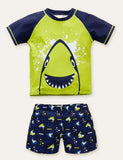 Shark Dinosaur Printed Swimsuit - Mini Taylor