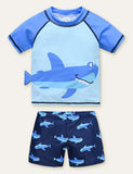 Shark Dinosaur Printed Swimsuit - Mini Taylor