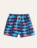 Shark Full Printed Swimming Shorts - Mini Taylor