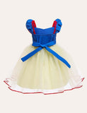 Snow White Mesh Party Dress - Mini Taylor