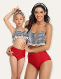 Striped Printed Family Matching Swimsuit - Mini Taylor