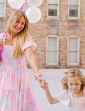 Tie-Dye Sleeve Family Matching Dress - Mini Taylor