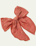 Today Only - Embroidery Bow Barrettes - Mini Taylor