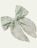 Today Only - Embroidery Bow Barrettes - Mini Taylor