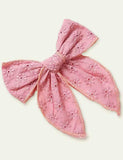 Today Only - Embroidery Bow Barrettes - Mini Taylor