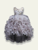 Trailing Cake Puffy Party Dress